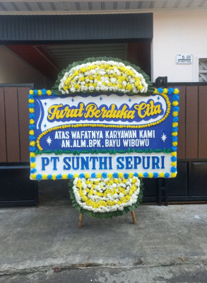 Papan Bunga Duka di Kalipucang